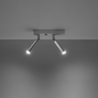 Adjustable Ceiling Light – Modern White Living Room Lighting Fixture by Lumavera