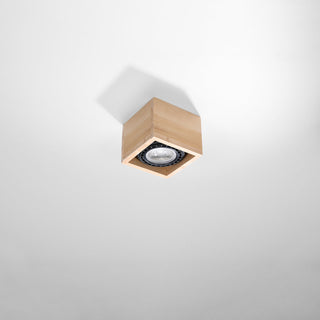 Natural Wood Ceiling Light – Minimalist Scandinavian Lamp | Warm Ambient Lighting
