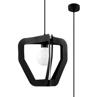 Suspension en acier noir – Luminaire suspendu minimaliste | Plafonnier moderne