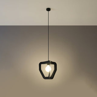 Suspension en acier noir – Luminaire suspendu minimaliste | Plafonnier moderne