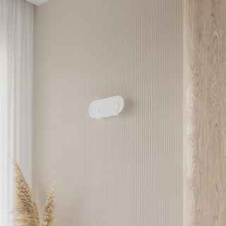 Applique murale minimaliste blanche – Luminaire de salon moderne | Lampe finition mate