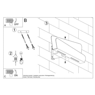 Applique murale blanche moderne – Valessia | Luminaire LED minimaliste pour couloir
