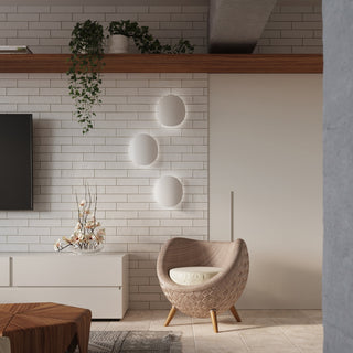 Applique murale blanche moderne – Éclairage de salon contemporain | Luminaire d'appoint Lumavera