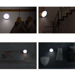 Mini applique murale LED – Lampe sans fil rechargeable en acrylique blanc pour couloir et salle à manger