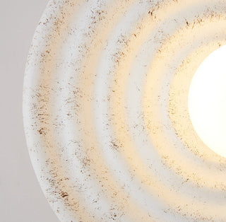 Circle resin glass industrial wall lamp ambient — indoor sconce