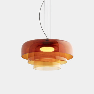 Luminaires suspendus médiévaux en verre - Éclairage créatif nordique en verre pour salon