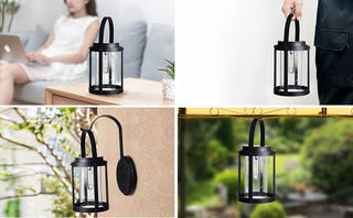 Outdoor Wall Lamp – Black Aluminum LED Modern Exterior Wall Sconce