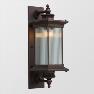 Retro Outdoor Wall Light – Black Vintage Lamp | Elegant Garden Path Lighting