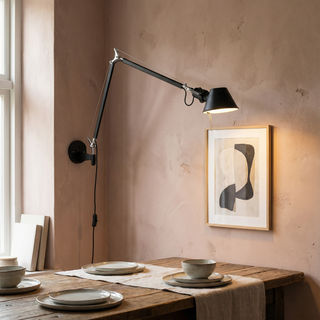 Black Wall Light – Adjustable Aluminum LED Reading Lamp with Directable Arm