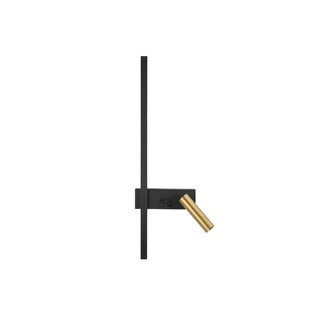 Adjustable LED Wall Light – Aluminium Dual Head Wall Sconce | Modern Black Gold Lighting