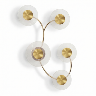 Indoor Wall Light – Elegant Slim Silhouette Metal Acrylic Fixture for Warm Ambiance