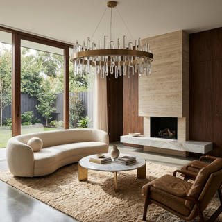 Elegant Crystal Chandelier – Luxury Ceiling Light With Sparkling Modern Design