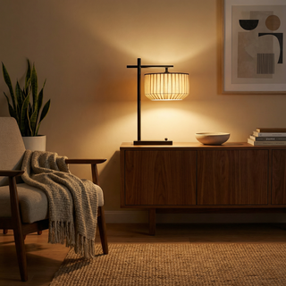 Luxury Table Lamp – Winch Shaped Designer Light Fixture | Soft Ambient Lighting