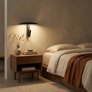 Rotating Wall Light – Black Metal LED Wall Lamp with Flexible Rotation