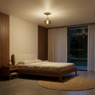 Glass Ball Ceiling Light – Durable Ambient Lighting | Modern Minimalist Fixture
