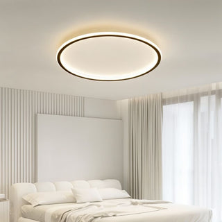 Ultra-Thin Ceiling Light - Adjustable Round LED Minimalist Light Fixture for Living Room