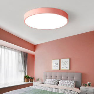 Plafonnier affleurant moderne – Luminaire LED rond | Éclairage de salle à manger minimaliste