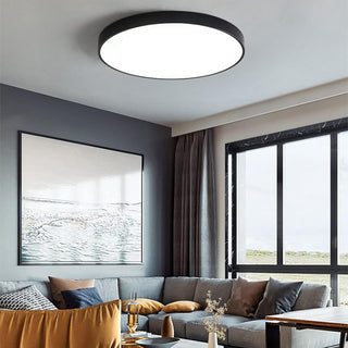 Plafonnier affleurant moderne – Luminaire LED rond | Éclairage de salle à manger minimaliste