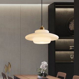 Nordic ceiling pendant with elegant minimalist glass