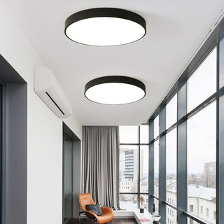 Plafonnier affleurant moderne – Luminaire LED rond | Éclairage de salle à manger minimaliste
