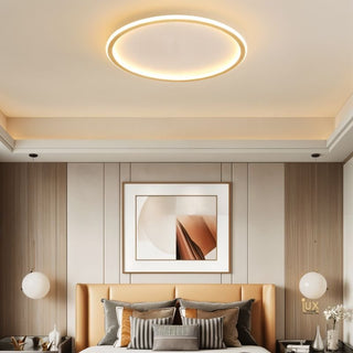 Ultra-Thin Ceiling Light - Adjustable Round LED Minimalist Light Fixture for Living Room