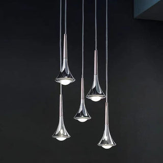 Lustre Goutte d'eau - Suspension LED de Luxe avec Diffuseur en Verre
