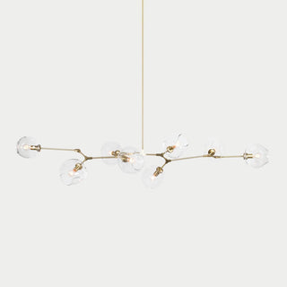 Contemporary branch glass bubble chandelier pendant lamp