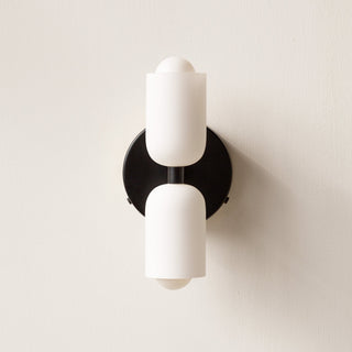 Double head creamy modern elegant indoor wall lamp — sconce