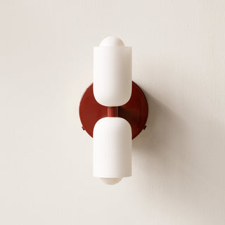 Adjustable modern double head LED wall sconce — lamp fixture