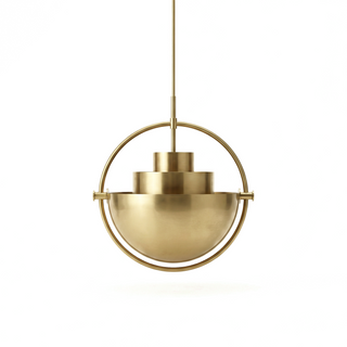 Scandinavian Pendant Light – Modern Iron Pendant with Soft Ambient LED Lighting