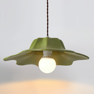 Resin Pendant Lamp - Alien Pendant Light With Organic Shade, Metal & Resin Fixture