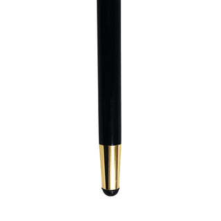 Tiffany blue gold-plated handle support crutch handmade Italian walking stick detail