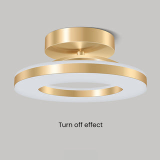 LED Ceiling Light – Luxury Geometry Ring Gold Modern Ceiling Lamp Fixture