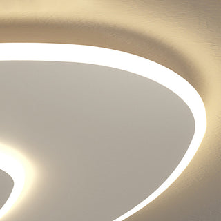 Energy efficient Nordic ceiling light, geometric acrylic LED