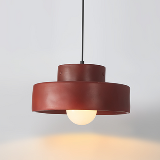 Nordic pendant with cylindrical geometric shade design