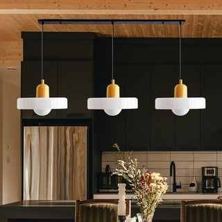 Bauhaus three-head pendant lamp for large dining tables