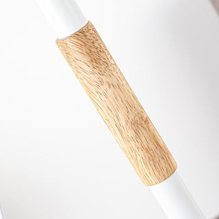 Modern Nordic lamp detail — LED touch switch texture