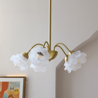 Modern French copper chandelier retro pendant ceiling lamp