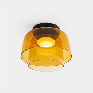 Modern creative glass ceiling lamp illuminated, designer
