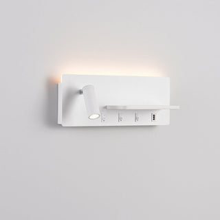 Bedside iron LED wall sconce adjustable — modern reading lamp