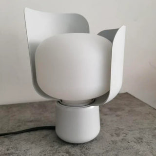 Metal petal LED lamp — post modern glass warm glow