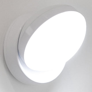 Cordless rechargeable mini acrylic LED wall sconce — hallway