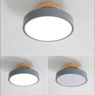 Plafonnier LED en bois – Luminaire LED moderne avec finition en bois naturel