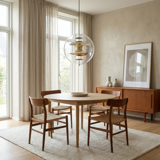 LED Sphere Pendant Light – Modern Pendant Light With Metallic Finish Lighting