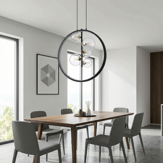 Versatile Pendant Light – Adjustable Pendant Lamp with Metallic Finish & Dimmable LED