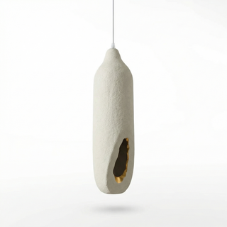 Modern Pendant Light – Beige Interior Pendant Lamp with LED Lighting & Touch Control