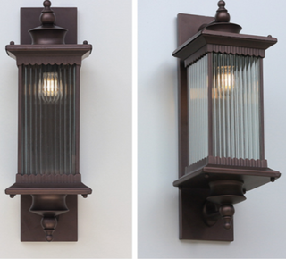 Retro Outdoor Wall Light – Black Vintage Lamp | Elegant Garden Path Lighting