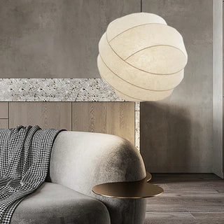 Scandinavian white globe pendant lamp — adjustable cord ceiling