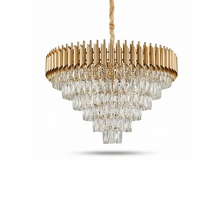 Orchid Chandelier – Luxury Pendant Light with Sparkling Tassels & Warm LED Lighting