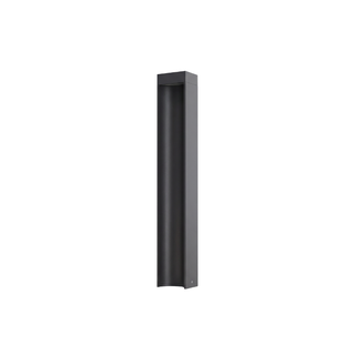 Outdoor LED Floor Lamp – Black Aluminum Garden Pathway Lighting with Warm White LED Light